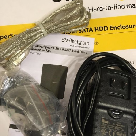 startech.com superspeed usb 3.0 - 3.5in SATA HDD enclosure with fan - Picture 2 of 8